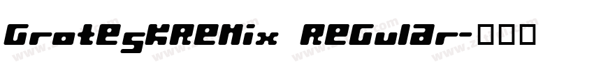 GroteskRemix Regular字体转换